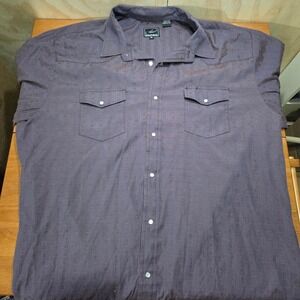 Roper Men's Western Snap Button Shirt | 3XL | Long Sleeve | Charity Listing